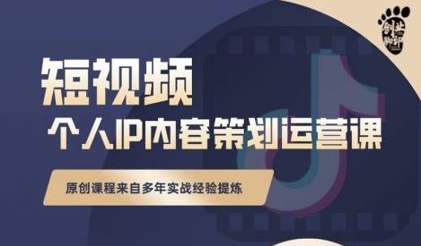 抖音短视频个人ip内容策划实操课,真正做到普通人也能实行落地,源码仅供个人学习研究,不可商用