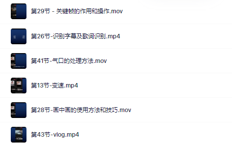 魏不惑:小白一学就会的短视频剪辑课,解决你日常剪辑重遇到的常见问题,源码仅供个人学习研究,不可商用