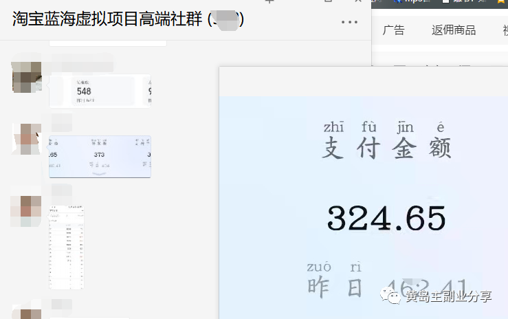 淘宝蓝海虚拟项目陪跑训练营5.0：单天478纯利润（无水印），源码仅供个人学习研究，不可商用