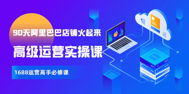 【90天阿里巴巴店铺火起来】高级运营实操课,1688运营高手必修课,源码仅供个人学习研究,不可商用