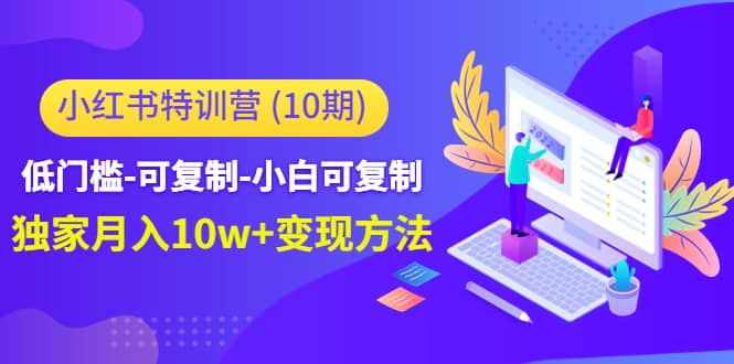 小红书特训营(第10期)低门槛-可复制-小白可复制,源码仅供个人学习研究,不可商用
