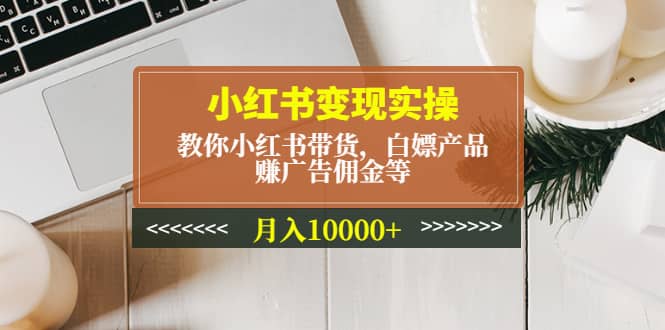 小红书变现实操:教你小红书带货,白嫖产品,赚广告佣金等,源码仅供个人学习研究,不可商用