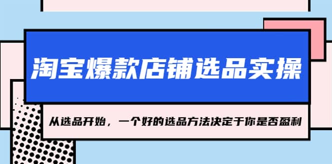淘宝爆款店铺选品实操,2023从选品开始,一个好的选品方法决定于你是否盈利,源码仅供个人学习研究,不可商用