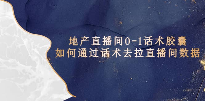 地产-直播间0-1话术胶囊,知道怎么通过话术去拉直播间数据,源码仅供个人学习研究,不可商用