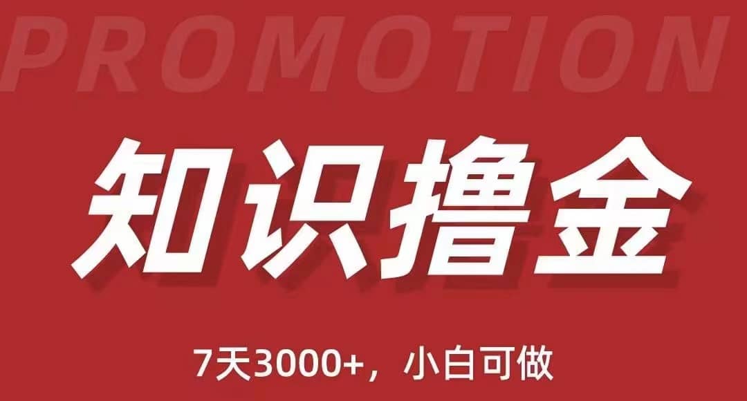 抖音知识撸金项目:执行力强当天见收益(教程+资料),源码仅供个人学习研究,不可商用