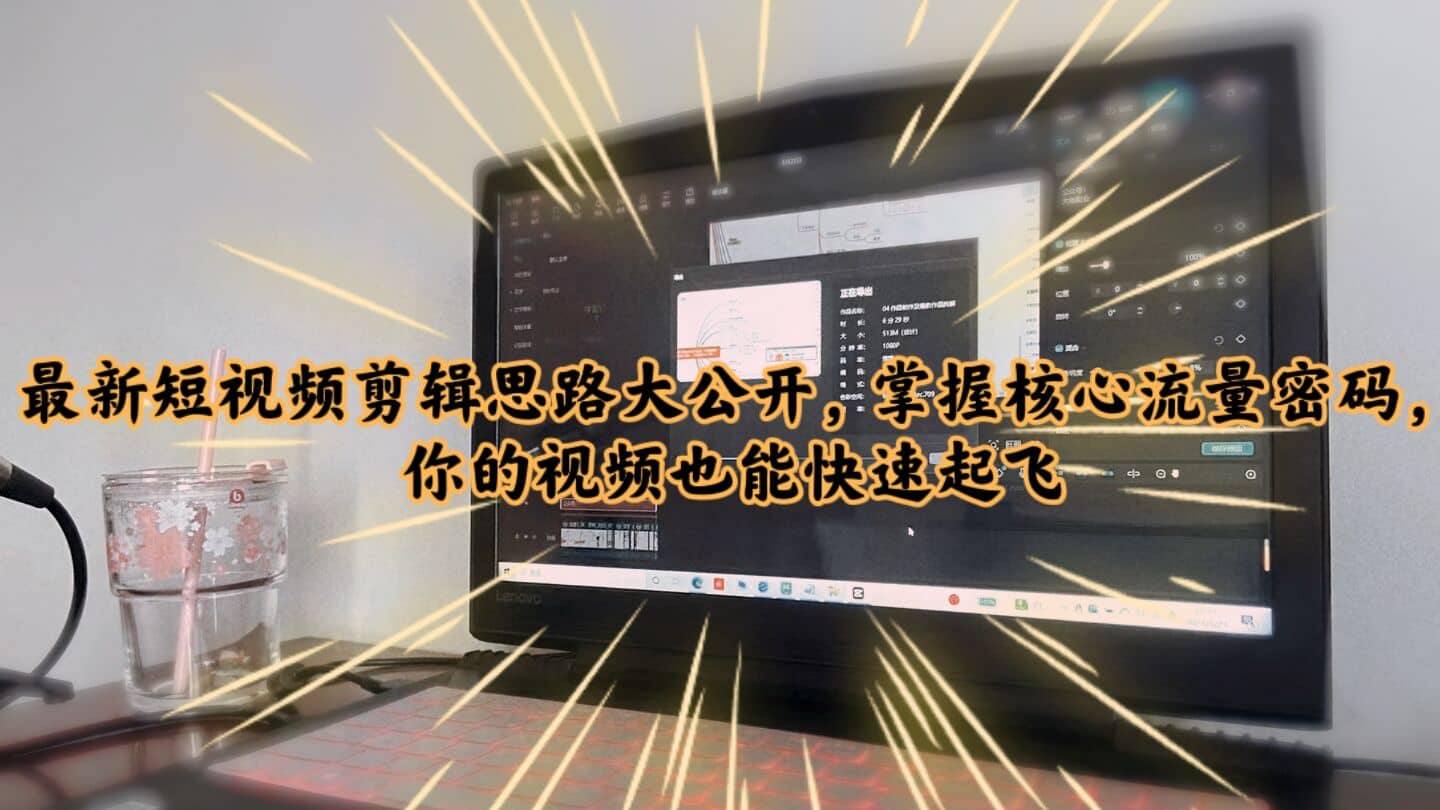 最新短视频剪辑思路大公开，掌握核心流量密码，你的视频也能快速起飞，源码仅供个人学习研究，不可商用