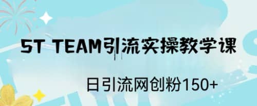 ST TEAM引流实操课,源码仅供个人学习研究,不可商用