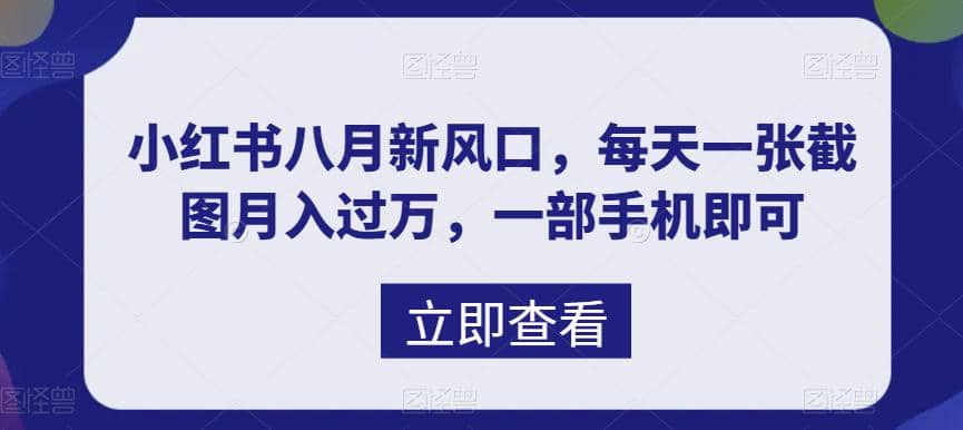 八月新风口,小红书虚拟项目一天收入1000+,实战揭秘,源码仅供个人学习研究,不可商用