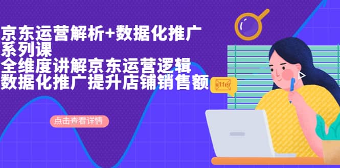 京东运营解析与数据化推广系列课,全维度讲解京东运营逻辑+数据化推广提升店铺销售额,源码仅供个人学习研究,不可商用