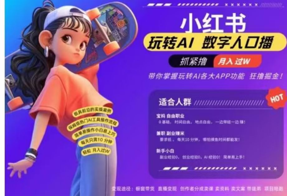 小红书数字人起号,AI改写文案,流量火爆破W轻松拿捏,再也不用费劲录口播,源码仅供个人学习研究,不可商用
