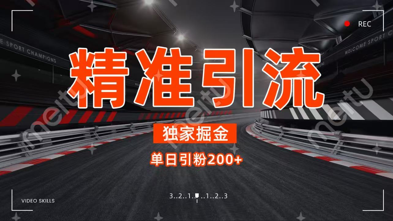 独家野路子精准yin.流 每日200+