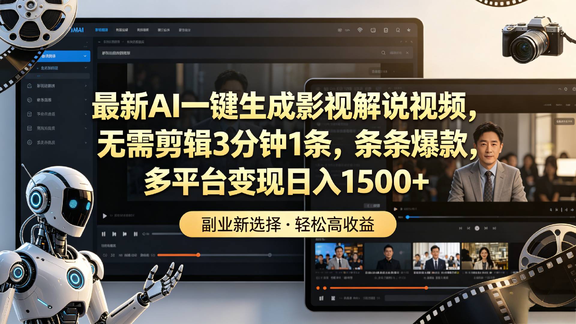 AI影视解说视频生成演示
