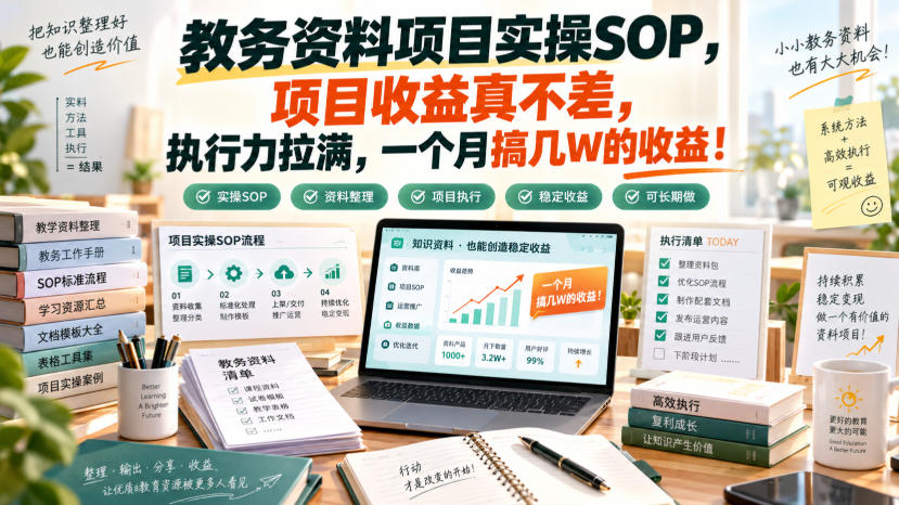 教务资料项目封面
