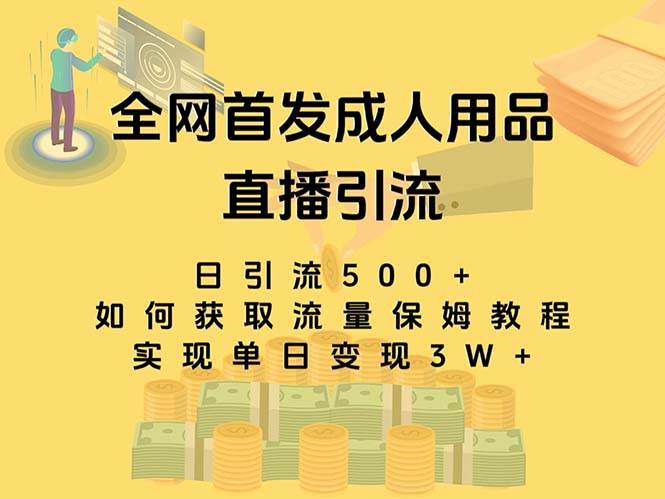 最新全网独创首发,成人用品直播引流获客暴力玩法,单日变现3w保姆级教程,源码仅供个人学习研究,不可商用