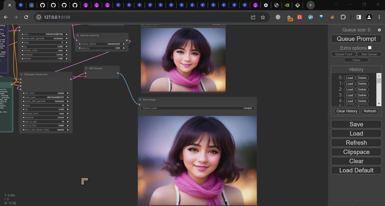 ComfyUI 利用 Stable Diffusion 学习AI GUI 工作流程教程-中英字幕,源码仅供个人学习研究,不可商用