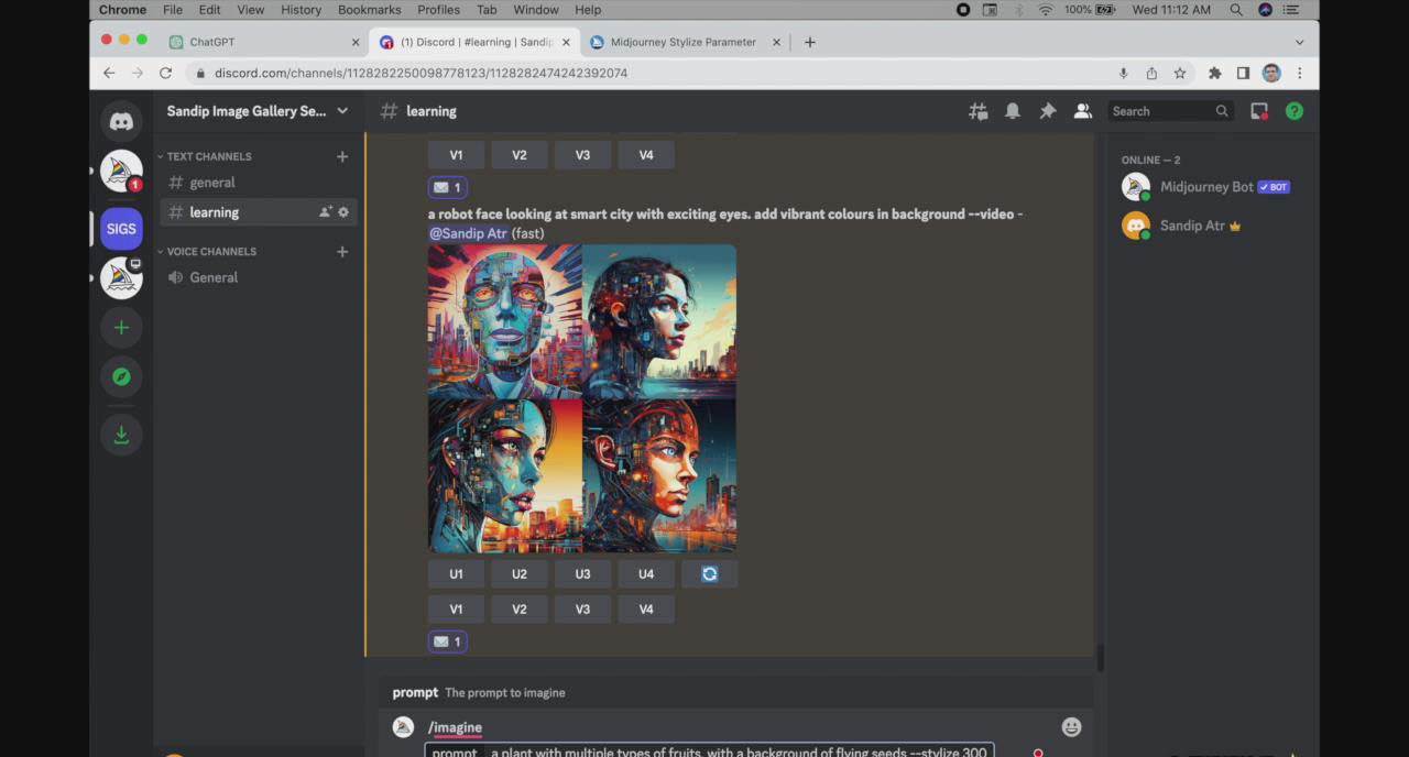 ChatGPT4 和 MidJourney AI 绘画聊天革命性指南教程-33节视频课-中英字幕,源码仅供个人学习研究,不可商用
