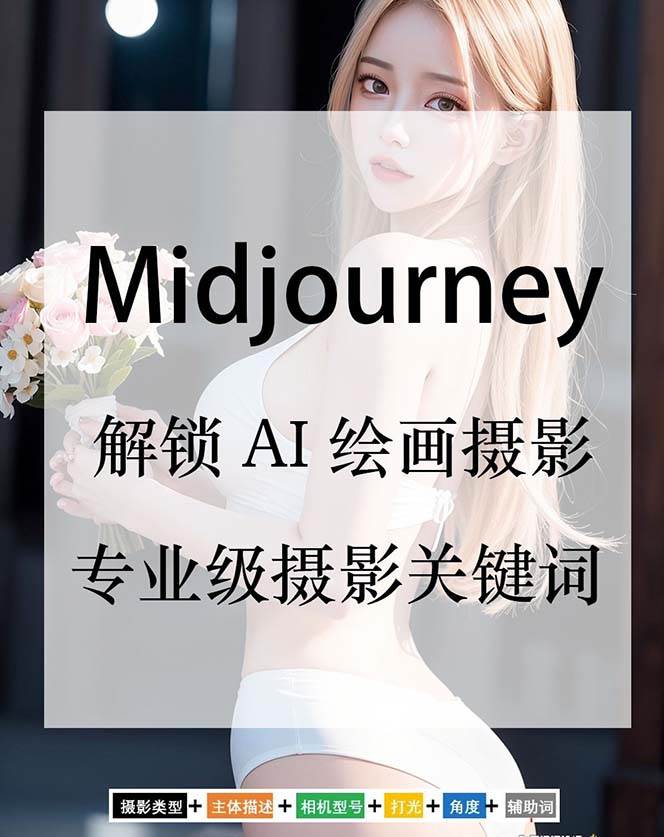 Midjourney关键词-解锁AI绘画专业级人工智能摄影关键词表，源码仅供个人学习研究，不可商用