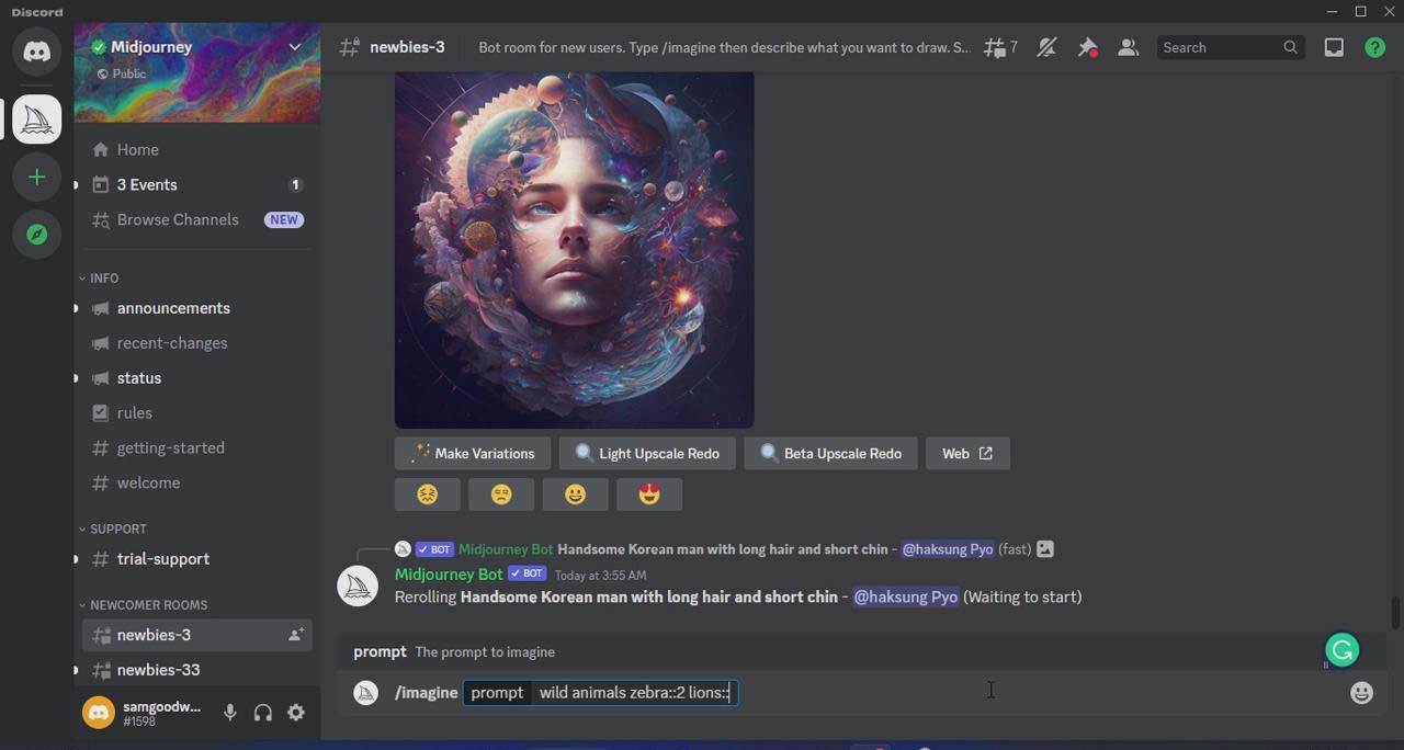 Midjourney AI人工智能艺术图片从入门到高级创作教程-33节课-中英字幕，源码仅供个人学习研究，不可商用