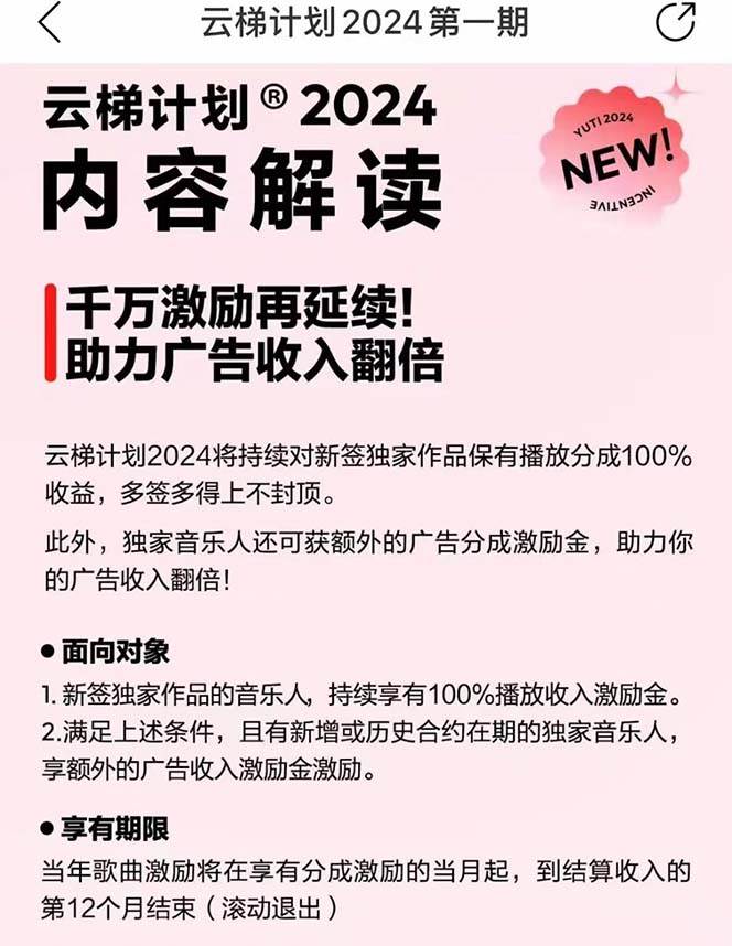 2024网易云云梯计划，源码仅供个人学习研究，不可商用