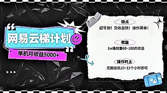 2024网易云云梯计划，源码仅供个人学习研究，不可商用