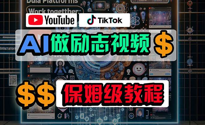 利用AI制作励志视频,小白可做(附工具),源码仅供个人学习研究,不可商用