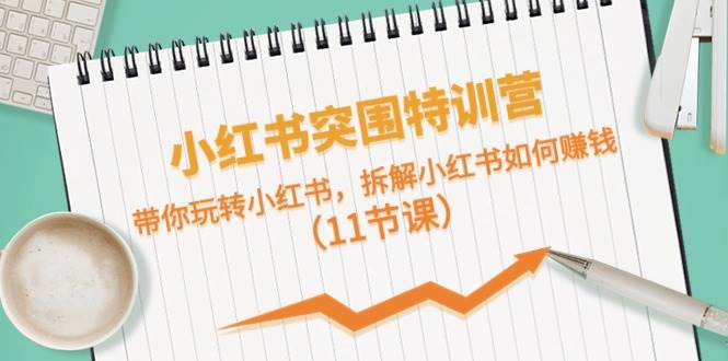 小红书突围特训营,带你玩转小红书,拆解小红书如何赚钱(11节课),源码仅供个人学习研究,不可商用
