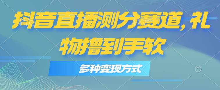 抖音直播测分赛道,多种变现方式,轻松一天1000+,源码仅供个人学习研究,不可商用
