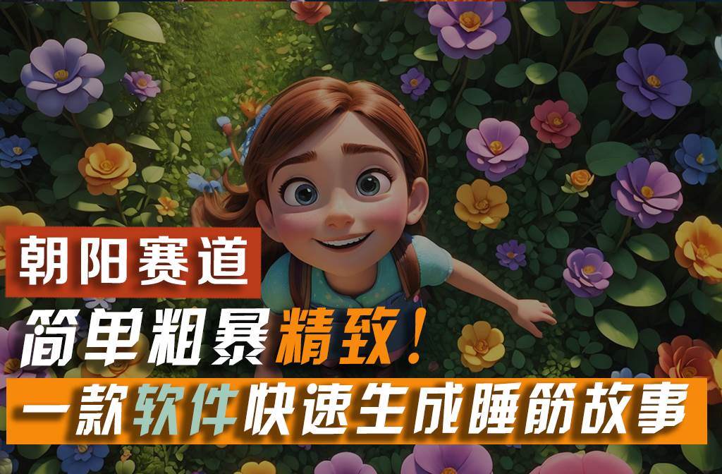 利用一款软件5分钟一条爆款睡前故事,简单粗暴精致,源码仅供个人学习研究,不可商用
